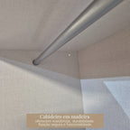 Guarda-Roupa Casal 8 Portas 4 Gavetas Paris Espresso Móveis 100% MDP Cinza/Ônix