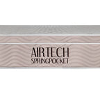 Colchão Casal Molas Ensacadas Ortobom Airtech Spring Pocket Branco Bege 138x188x25cm