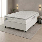 Colchão Casal Espuma D33 Pillow Top New Millenium Hellen 138x188x19cm Branco
