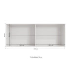 Armário Aéreo Baixo 4 Portas 175cm Modulado Adapt N543 Kappesberg Branco