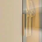 Guarda-Roupa Modulado Reflecta Innova 100% MDF Bege/Off White 339,2cm x 240cm Mod 015 Gelius Móveis