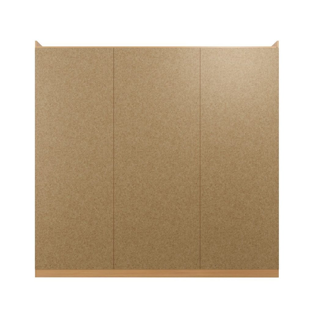 Guarda-Roupa Casal 3 Portas de Correr Samambaia CabeCasa MadeiraOriginals 100% MDP/MDF Carvalho
