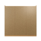 Guarda-Roupa Casal 3 Portas de Correr Samambaia CabeCasa MadeiraOriginals 100% MDP/MDF Carvalho