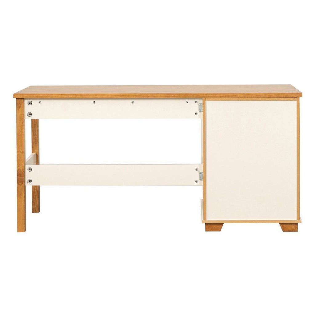 Penteadeira com Espelho 150cm Ananda CabeCasa MadeiraOriginals Branco/Off-White/Mel