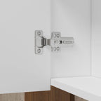 Armário Espelheira para Banheiro Lyam Decor Malbec 100cm 2 Portas Branco