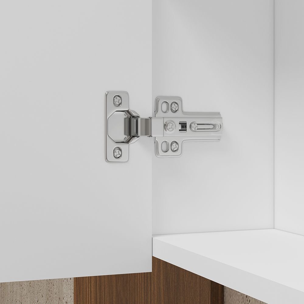 Armário Espelheira para Banheiro Lyam Decor Malbec 100cm 2 Portas Branco