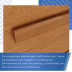 Cômoda para Quarto 8 Gavetas Diamante Espresso Móveis Marrom/Cinamomo
