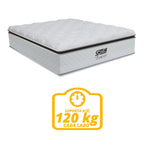Colchão Queen Molas Ensacadas Pillow Top Gazin Tower Branco 158x198x34cm