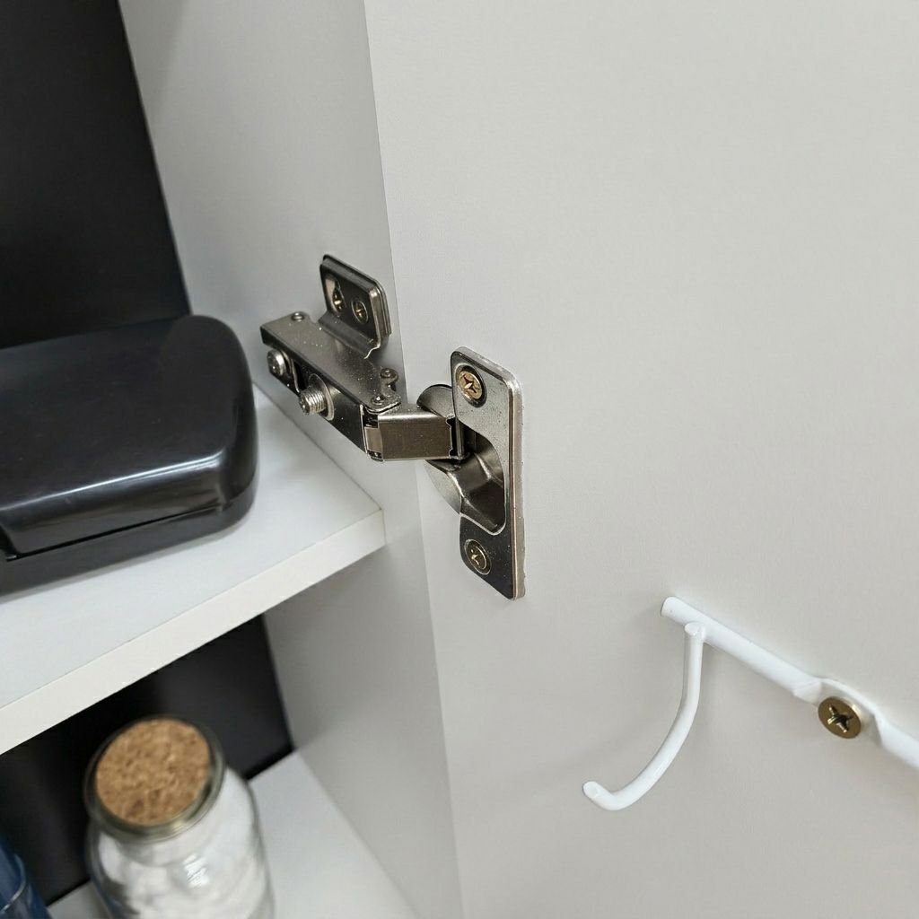 Espelho de Chão Grande Retangular 175x49cm 2 Prateleiras Porta Acessórios Retrô PE2024 Tecno Mobili Branco