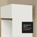 Armário de Cozinha Completa 310cm Branco Reims Madesa 02
