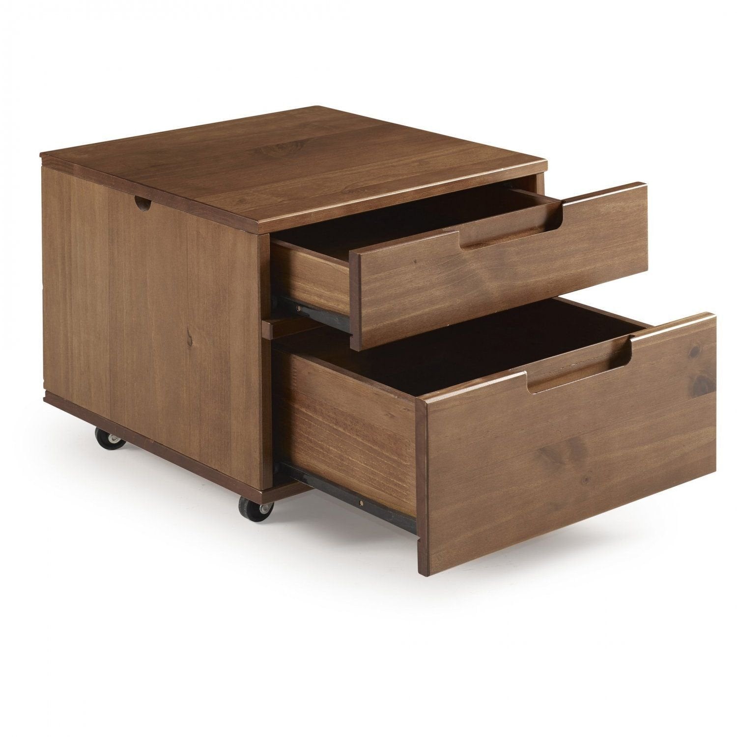 Cama Casal Multifuncional Madeira Maciça Irara CabeCasa MadeiraOriginals Marrom/Caramelo