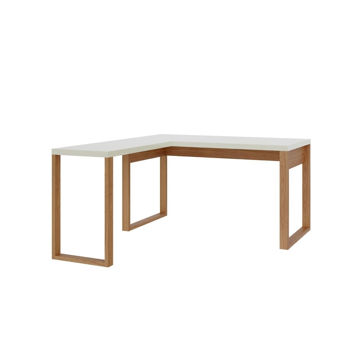 Escrivaninha Mesa Escritório Industrial 100% MDF 157,5cm Pradel