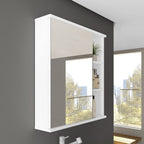 Espelheira para Banheiro 1 Porta Bia Móveis Bosi 60cm Branco