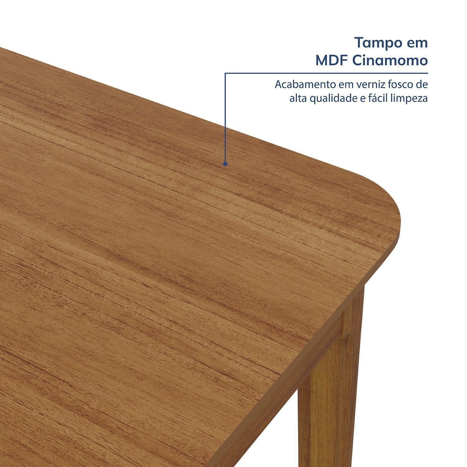 Escrivaninha Mesa Escritório Miriti Madeira e Cinamomo 160cm CabeCasa MadeiraOriginals