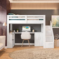 Cama Office Multifuncional Solteiro Adulto Star Plus Casatema MadeiraOriginals Branco