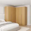Guarda-Roupa Modulado de Canto 3 Peças 6 Portas Jade CabeCasa MadeiraOriginals