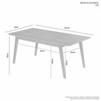 Escrivaninha Mesa Escritório Elegance 80cm Madeira Maciça JCM Móveis