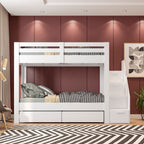 Beliche Solteiro Adulto com 2 Gavetões e 4 Nichos Star Plus Casatema MadeiraOriginals Branco