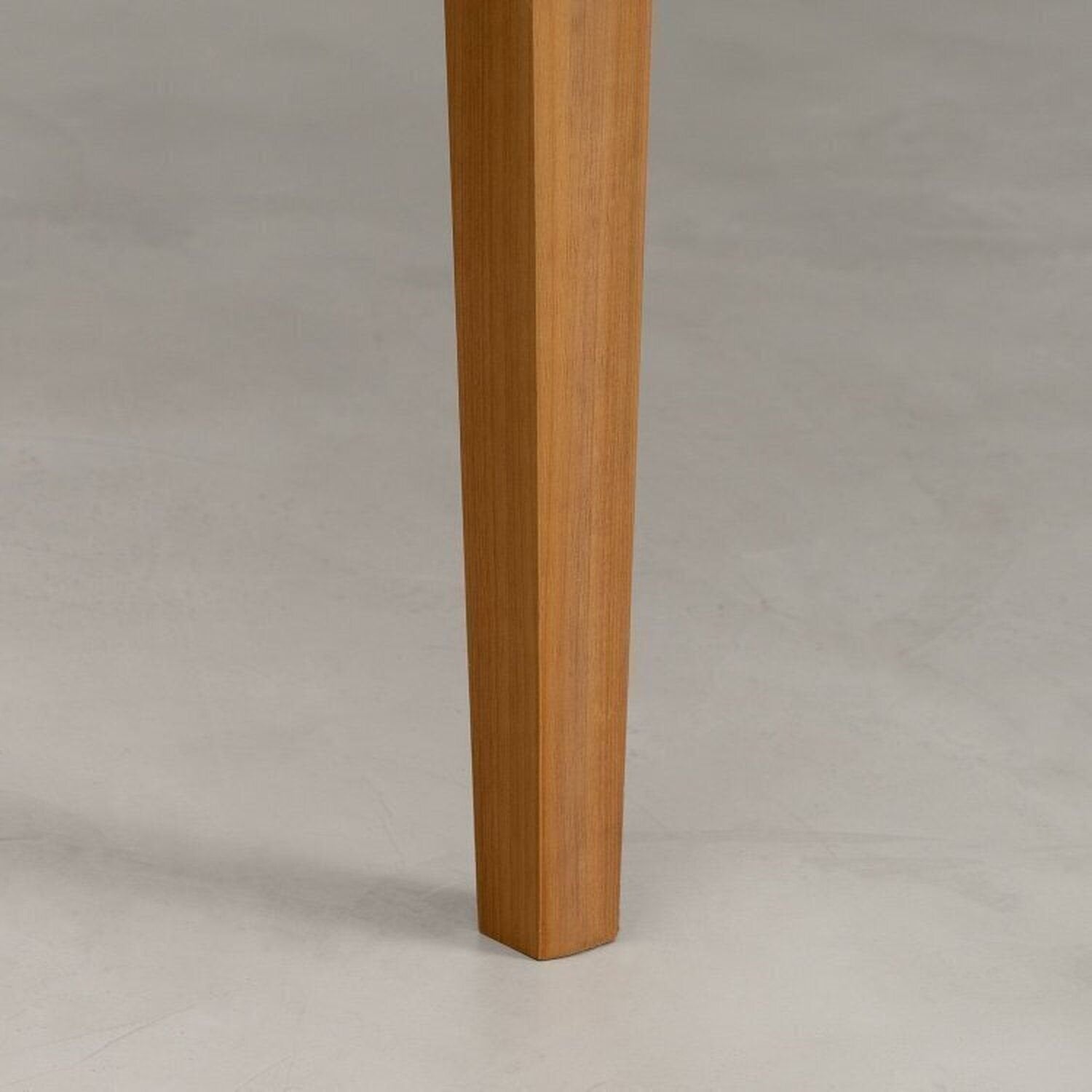 Conjunto Sala de Jantar Tangará Tiê Mesa com 4 Cadeiras Madeira Maciça Tampo MDF e Vidro CabeCasa MadeiraOriginals Bege/Cara