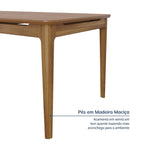 Escrivaninha Mesa Escritório Miriti Madeira e Cinamomo 160cm CabeCasa MadeiraOriginals