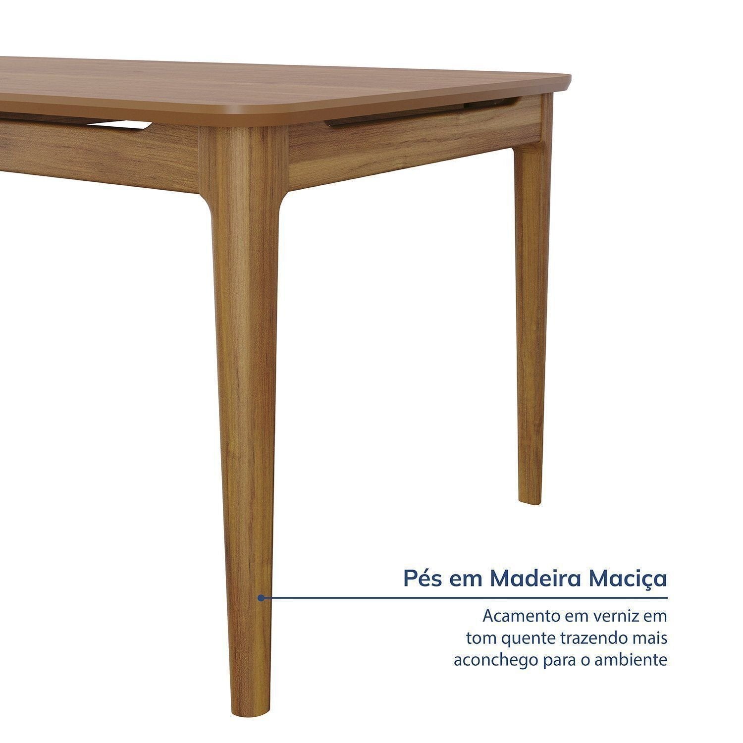 Escrivaninha Mesa Escritório Miriti Madeira e Cinamomo 160cm CabeCasa MadeiraOriginals