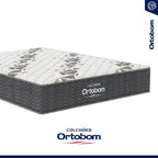 Colchão Casal Espuma D33 One Face Ortobom Airtech 100 Cinza 138x188x18cm