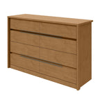 Cômoda para Quarto 8 Gavetas MDF Urban 151cm Espresso Móveis Marrom Amêndoa Clean