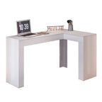 Escrivaninha Mesa Escritório Penteadeira em L Porta Objetos Jade 135,5cm Belaflex