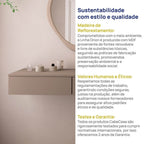 Escrivaninha Suspensa 100cm Orion CabeCasa MadeiraOriginals Marrom/Mocha