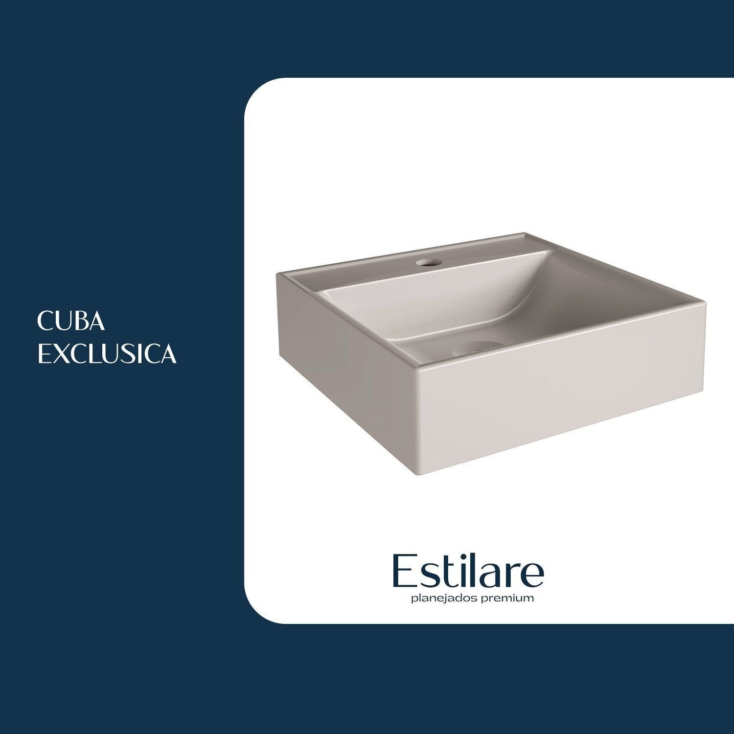 Armário Espelheira para Banheiro Athlone Estilare 3 Portas com Prateleira 76cm Bege/Nude