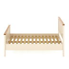 Cama Casal Ananda CabeCasa MadeiraOriginals Branco/Off-White/Mel