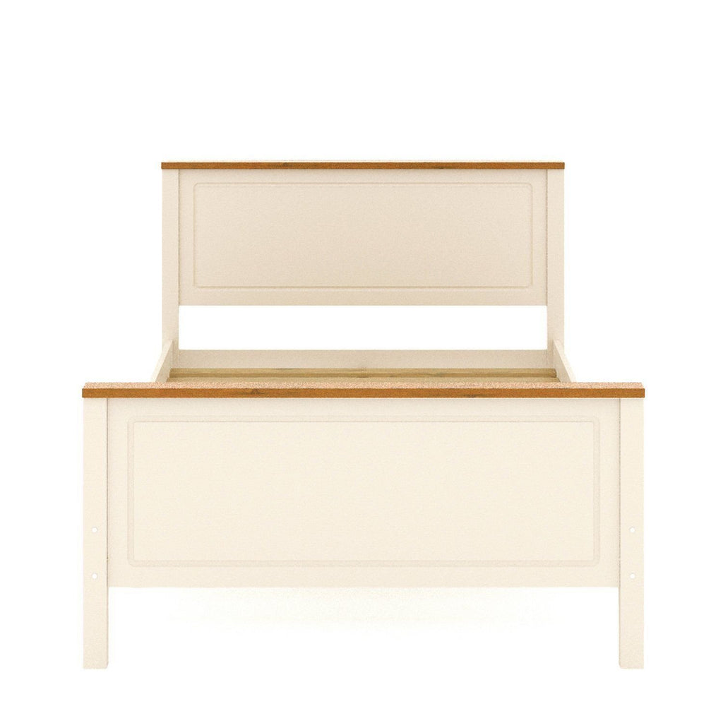 Cama Casal Ananda CabeCasa MadeiraOriginals Branco/Off-White/Mel