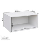 Guarda-Roupa Modular 2 Peças 4 Portas e Gaveteiro Jade CabeCasa MadeiraOriginals