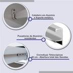 Guarda-Roupa Casal 2 Portas 6 Gavetas D Doro Coliseu 100% MDF Marrom/Cinamomo/Off White