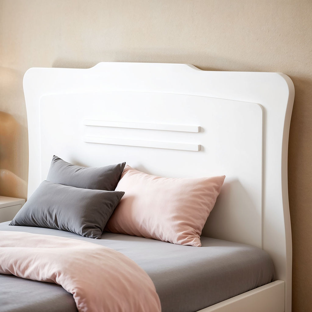 Conjunto 2 Cama Solteiro 5 Gavetas Júlia Conquista Móveis Branco