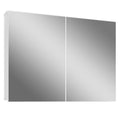 Armário Espelheira para Banheiro Lyam Decor Malbec 100cm 2 Portas Branco