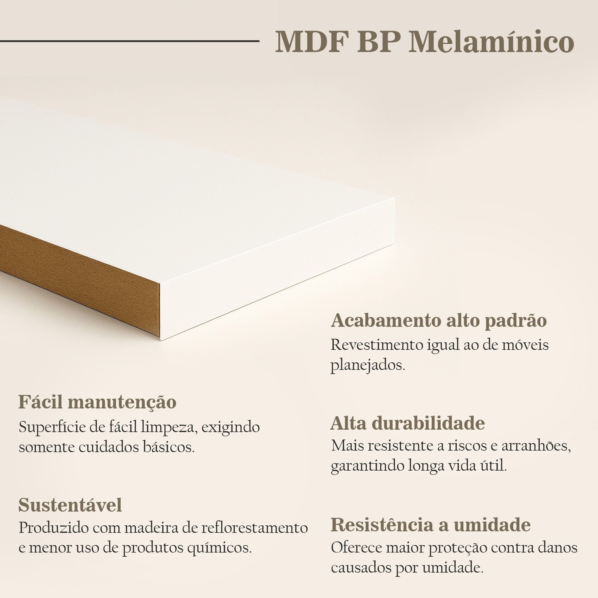 Guarda-Roupa Solteiro 2 Portas 1 Espelho 100% MDF Geneve RR Móveis Branco