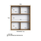 Conjunto para Banheiro Modulado 5 Peças com Iluminação LED e Cuba Yescasa 156cm Bege/Mel/Arenas