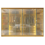 Guarda-Roupa Casal 6 Portas 8 Gavetas Reflecta Cumaru Yescasa 100% MDF Marrom/Marrom