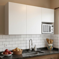 Armário Aéreo para Cozinha 2 Portas 120cm Branco MDF Rafaro
