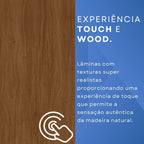 Cômoda para Quarto 8 Gavetas Diamante Espresso Móveis Marrom/Cinamomo