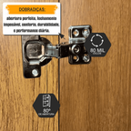 Guarda-Roupa Casal 6 Portas com LED e Vidro Reflecta 5 Gavetas Bélgica RV Móveis
