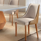 Conjunto Sala de Jantar Mesa Madeira Maciça Sarah com 8 Cadeiras Roma Mobilare