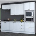Cozinha Completa Modulada 5 Peças Emily Cinza/Nature Espresso Móveis