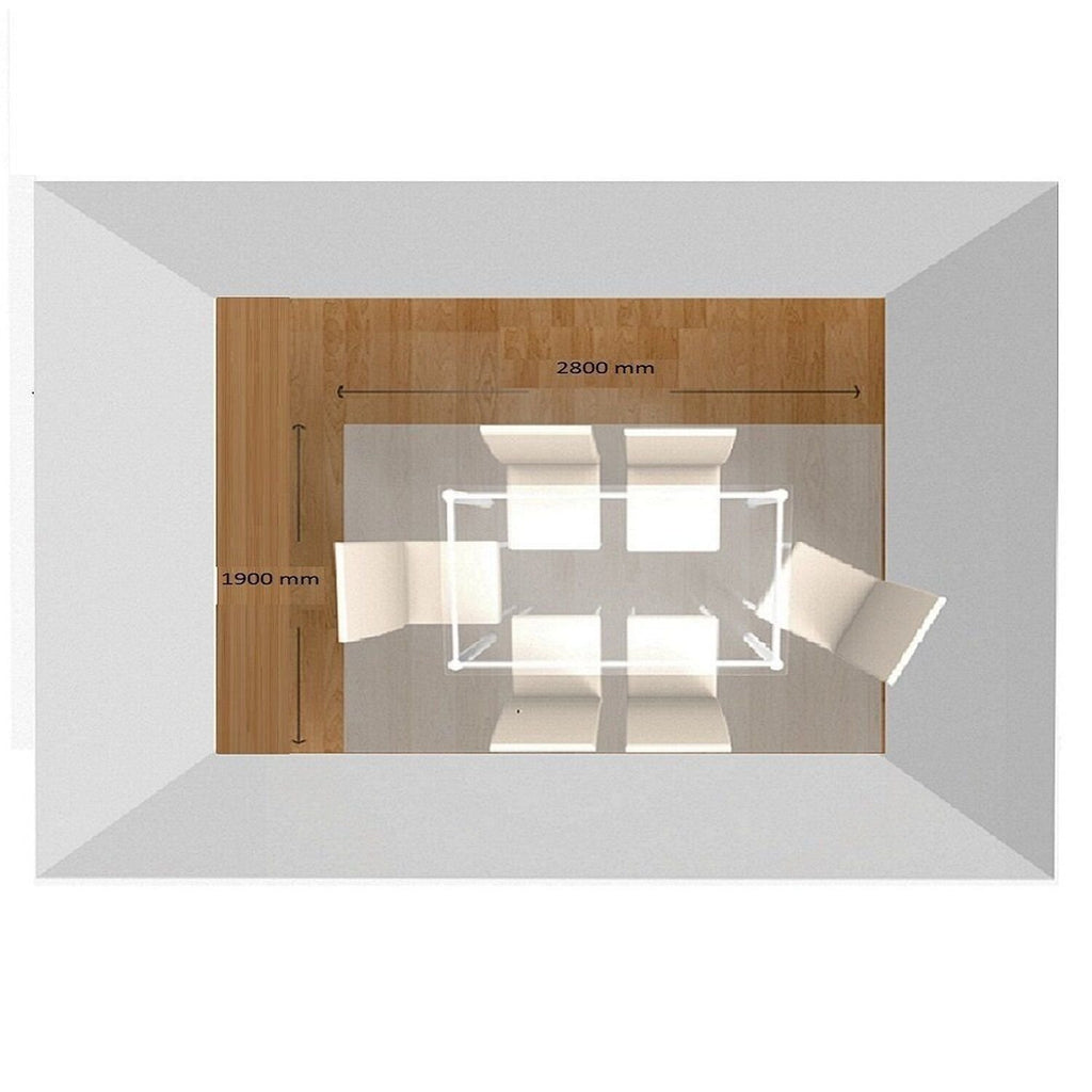 Conjunto Sala de Jantar Mesa Retangular com 6 Cadeiras Natani Yescasa
