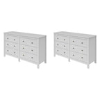 Kit 2 Cômodas 6 Gavetas Quarto Infantil Maggiore New Branco Móveis Lopas