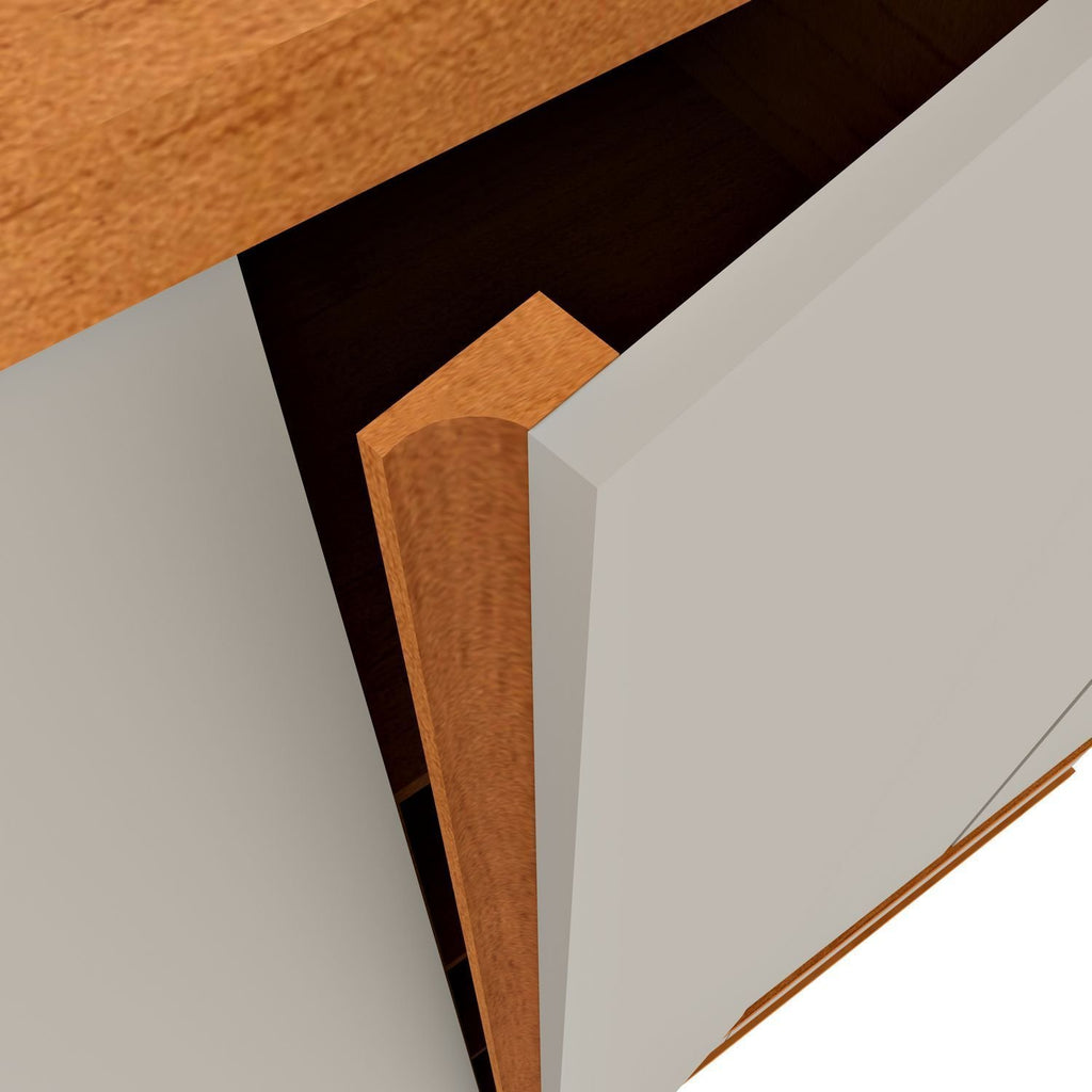 Guarda-Roupa Casal 6 Portas 9 Gavetas 270cm Tóquio Yescasa 100% MDF Bege/Cinamomo/Off White