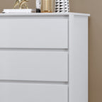 Cômoda 4 Gavetas em MDP 89x92cm Carla MX Móveis Branco