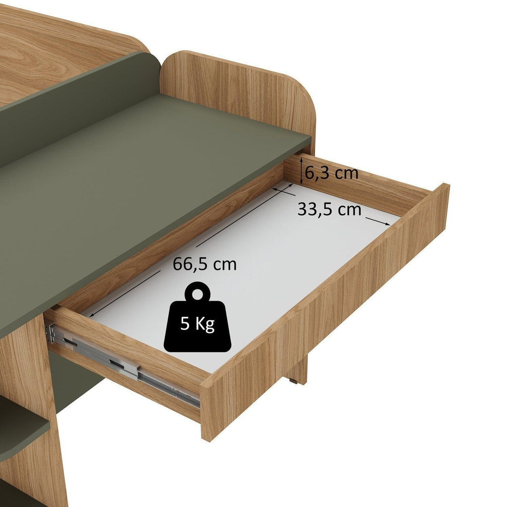 Quarto Infantil Completo com Cama de Solteiro 3 em 1 e Cômoda 10 Gavetas em MDF Premium Helena e Alice FD