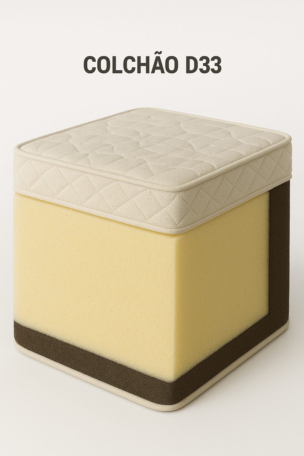 Colchão Casal Espuma D33 Lord Colchões Antiácaro 14x138x188cm